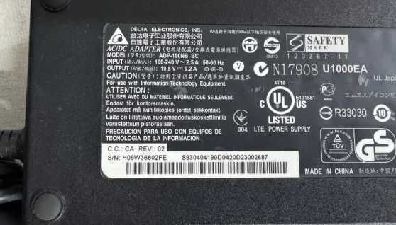 ASUS оригинално зарядно за лаптоп 180W 19.5V 9.23A (5.5x2.5)