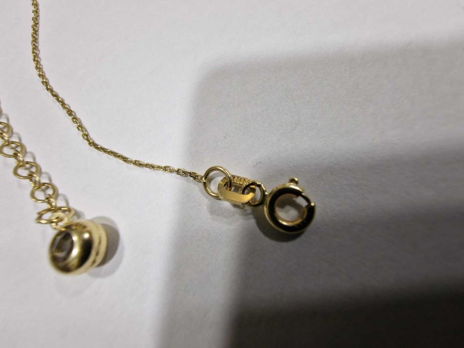 Дамски златен синджир / сърце-корона / 14К 585 / 3,40 гр.