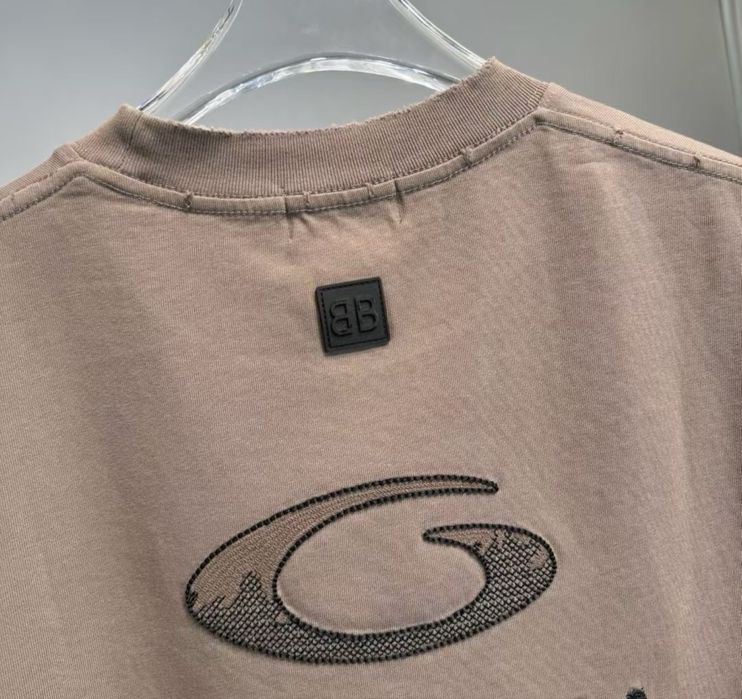 Tricou Balenciaga Brown  T-Shirt Maro [Verificare Colet] Caliate Premium