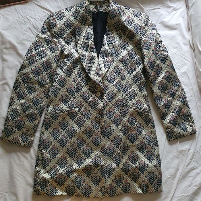 Sacou / palton elegant jacquard