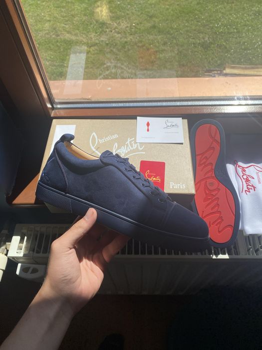 Louboutin albastru 42,43 Full box