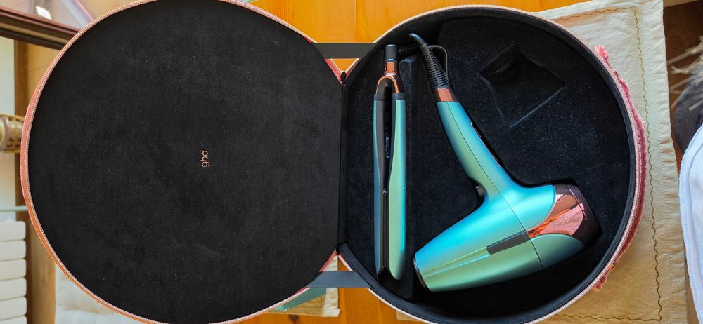 Сет преса и сешоар GHD Limited edition Pamela Reif