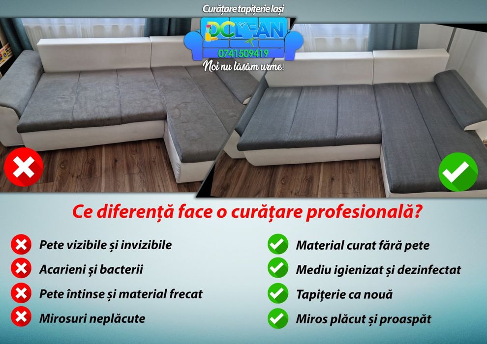Curatare canapele Iasi, canapea, saltea, tapiterie la domiciliu