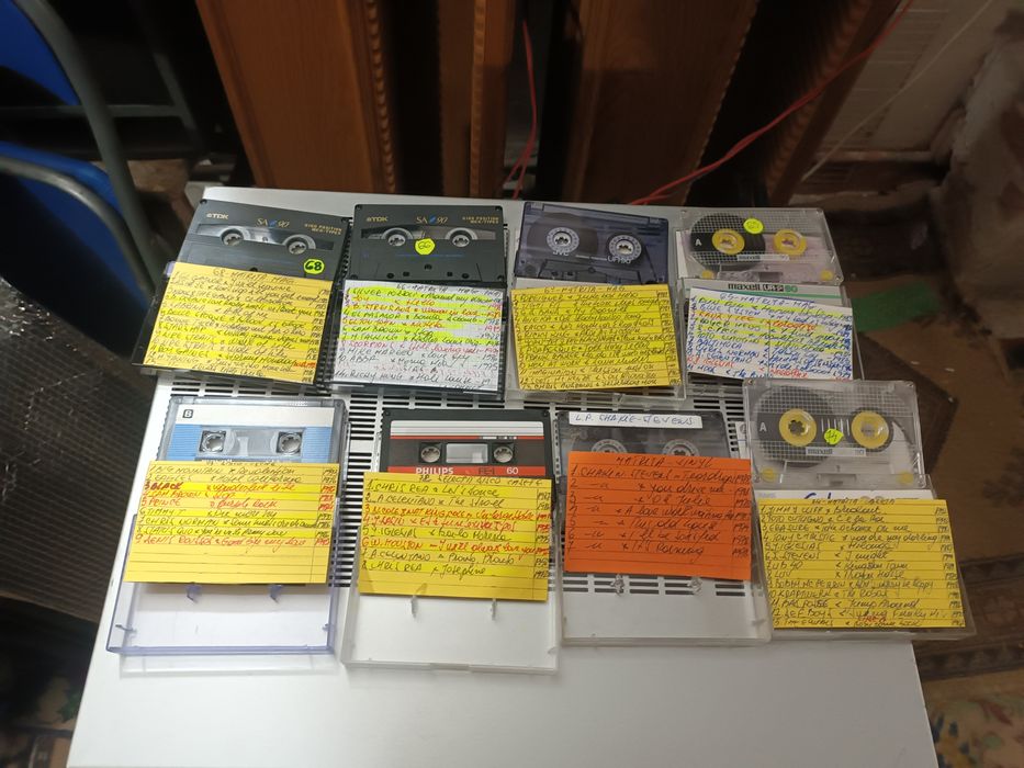 Lot casete audio vintage