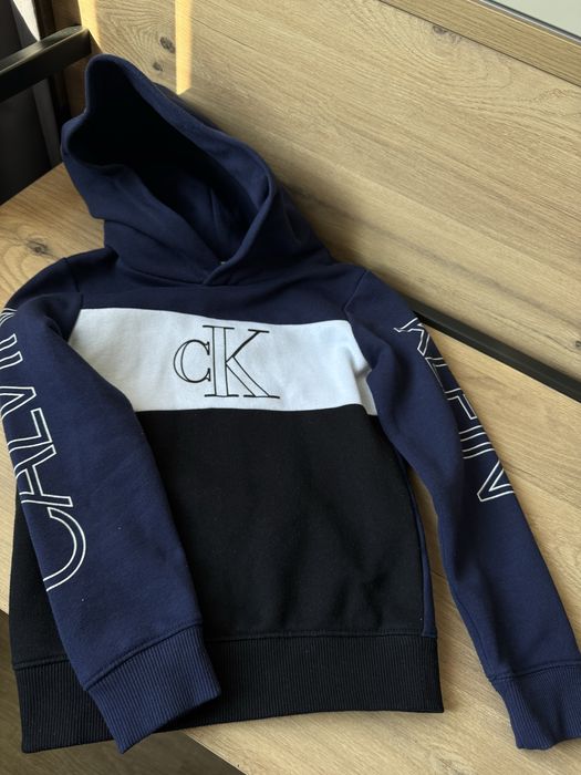 Hanorac cu gluga copii Calvin Klein Jeans