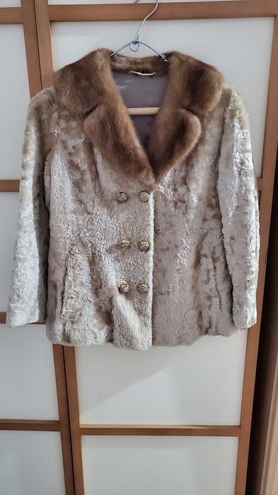 Scurtă blană naturală marime M