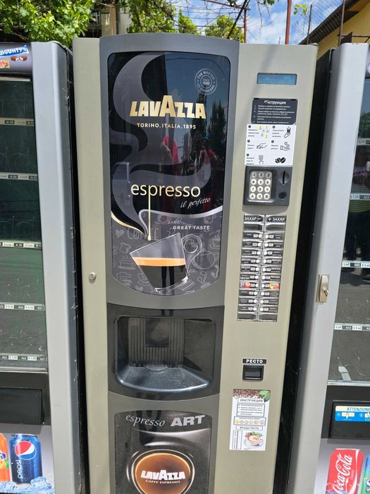 Vending-Кафе автомати-Вендинг-Кафе машини работещи на евро
