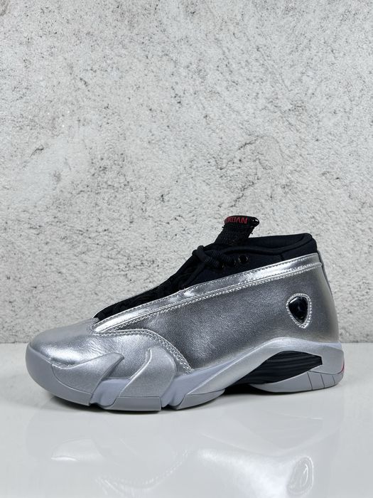 Air Jordan 14 Retro Low Metalic Silver