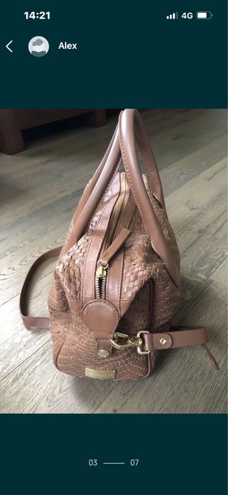 Geanta piele naturala - noi