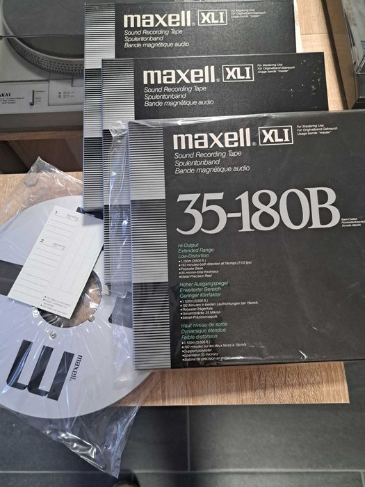 Banda magnetofon MAXELL 35 180 XLI noua!