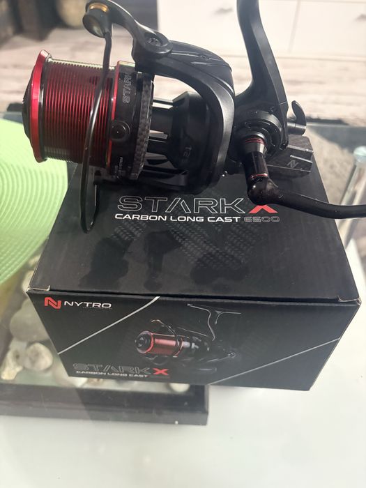 Бюджетна риболовна фидер макара на марката Nitro starkx long distance.