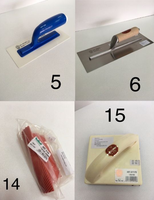 PAVAN и PURDY маламашки, шпатули и четки