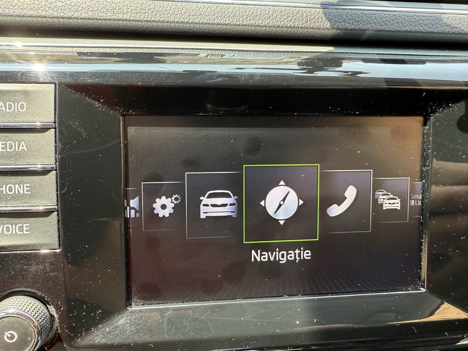Vand display navigatie Skoda