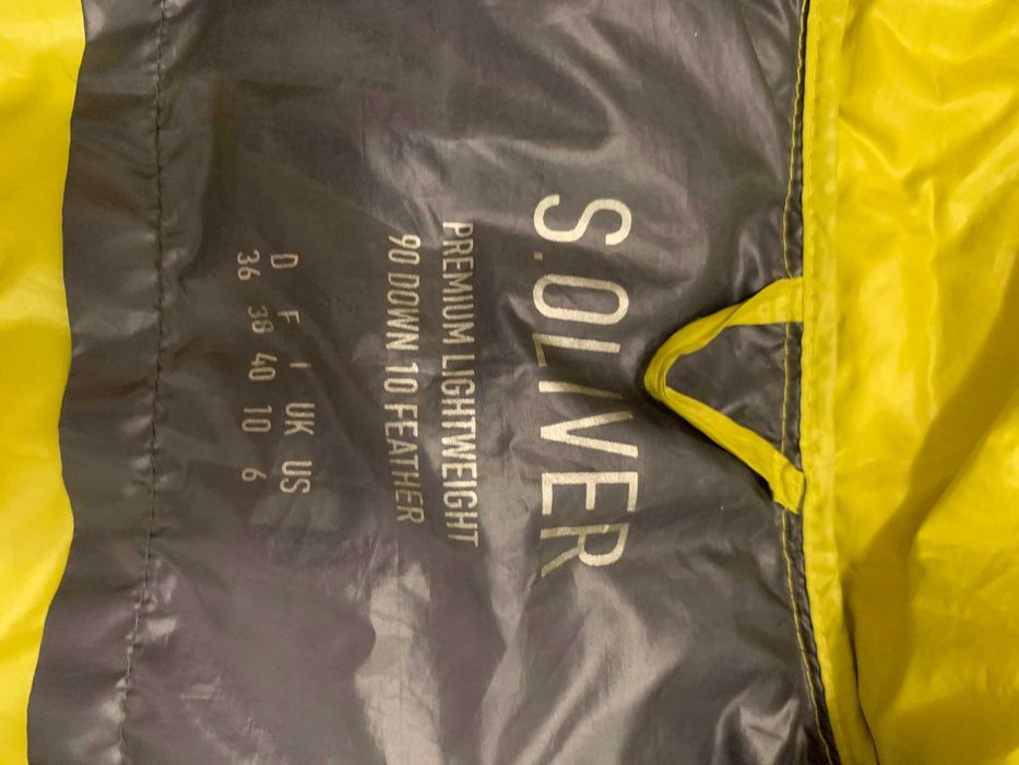 Vand vesta Oliver verde S si tricou galben dama XL-XXL