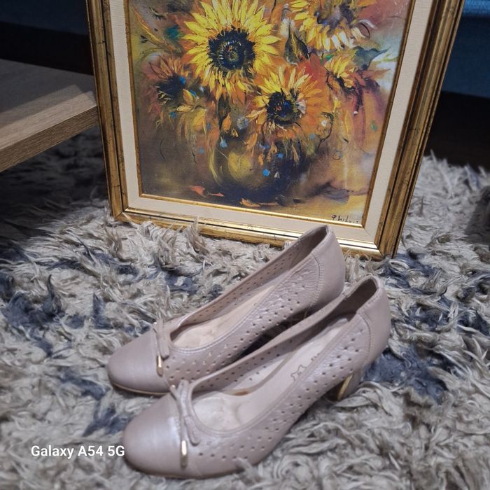 Дамски обувки естествена кожа Ласоцки