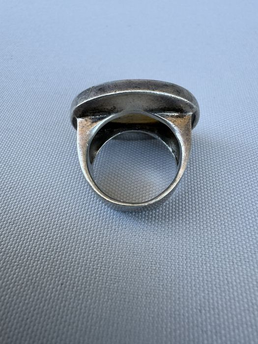 Inel argint si sidef