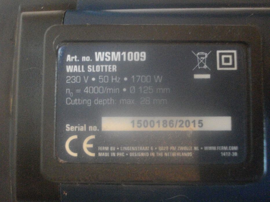 Каналокопка Фреза Копаене Канали 1700W Laser FERM/ 1320W XCEED -ф125мм