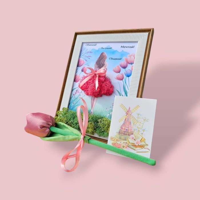 Живи картини/пана с естествен скандинавски мъх