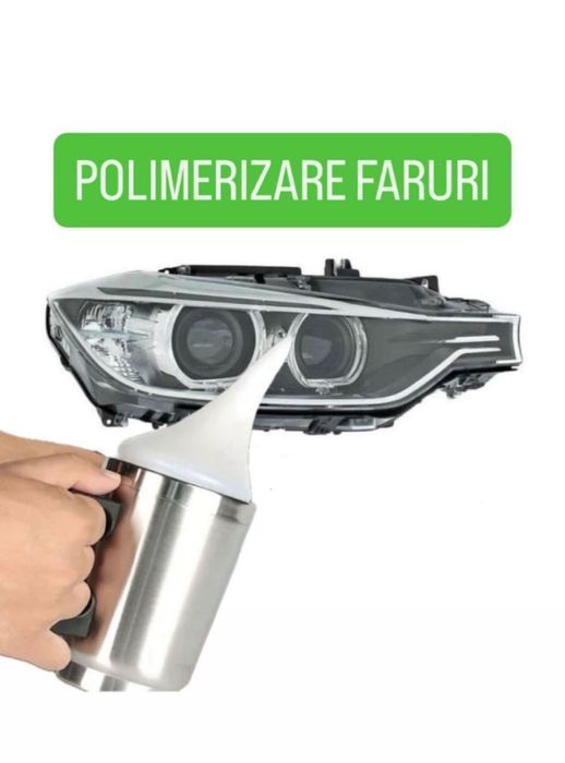 Polimerizare faruri/ polish faruri cu polimer/ polimer faruri