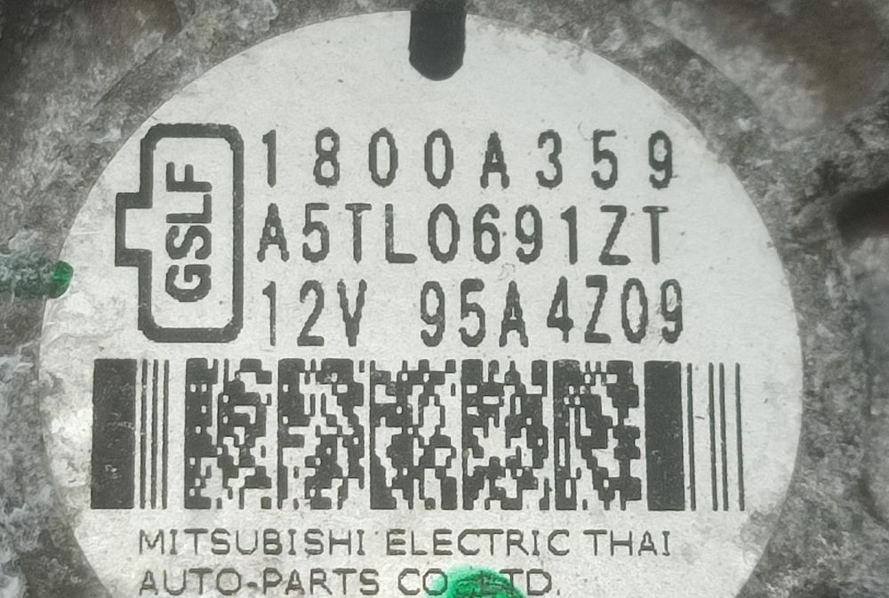 Alternator Mitsubishi Space Star 2 (2012 - 2019) (1298) 3a92