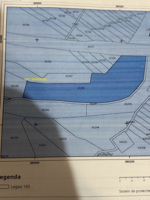 vand   teren cu padure intravilan  16539 mp