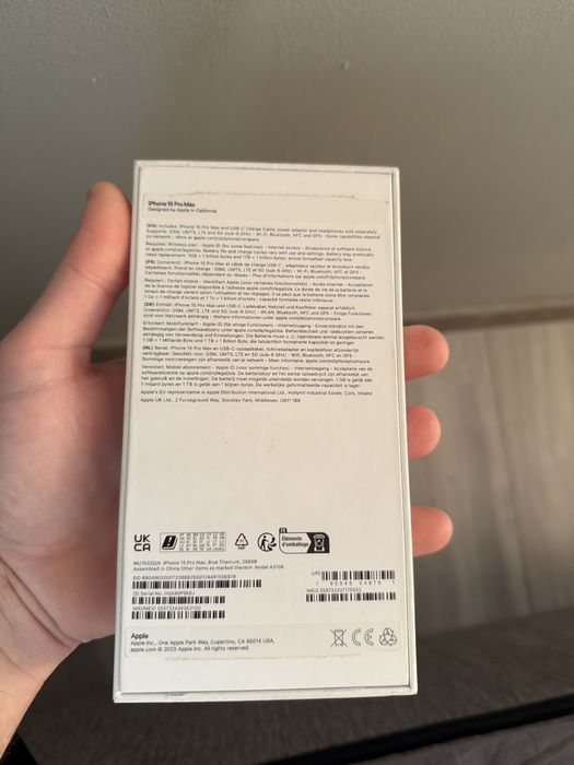 Iphone 15 pro max 256gb