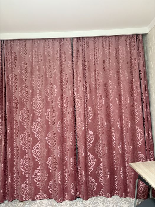 Комплект тюль с шторами