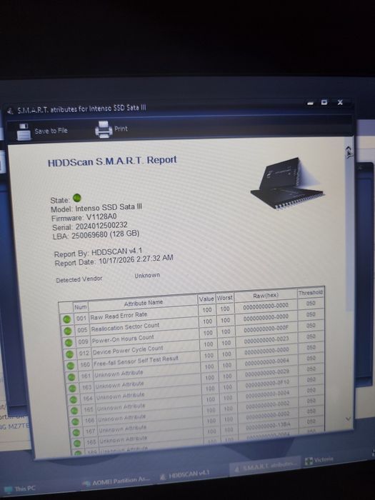 Ssd Intenso 128 gb nou 100% viata