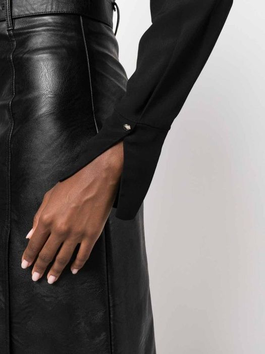 Черна блуза Patrizia Pepe, закопчалка Fly,размер 40/S,ново!