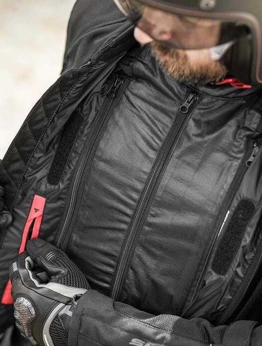 Мъжко лято мото яке SHIMA JET AIR GREY ,протектори и подплата