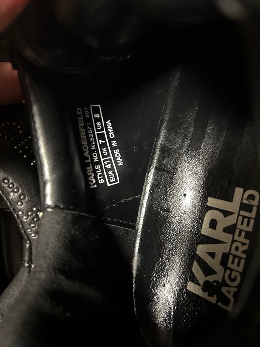 Официални обувки KARL LAGERFELD!