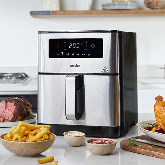 Friteuză cu aer cald Breville Halo Air Digital 9L – stare foarte bună, puțin utilizată