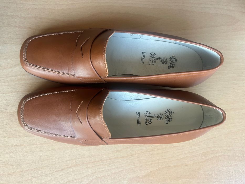 Кафяви обувки Vera Pelle-нови