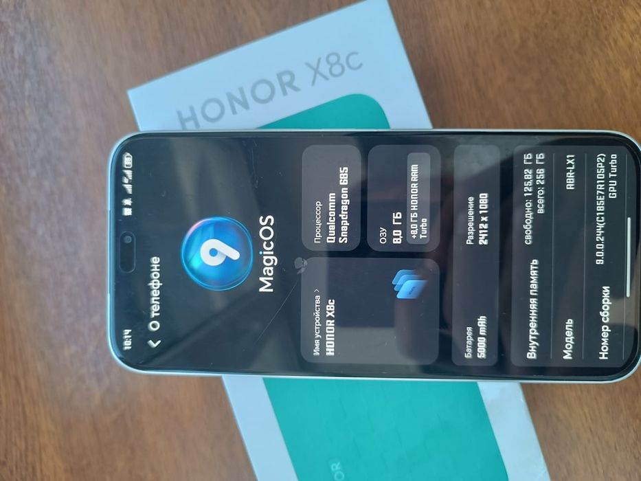 Honor x8c в хорошем состоянии