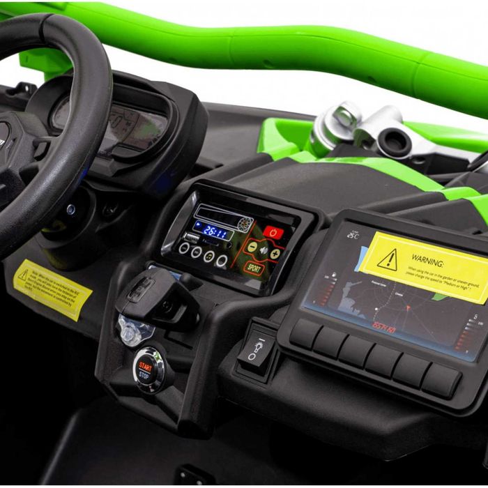 Лицензирано Акумулаторно UTV Can-Am MAVERICK 24V/14Ah, 800W, Надуваеми гуми, MP3