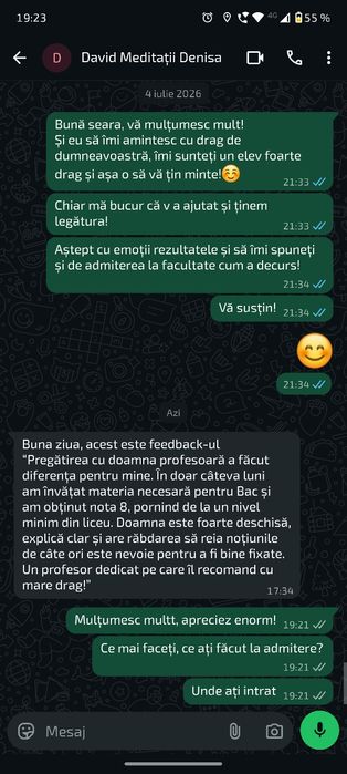 Meditații biologie bac/admitere