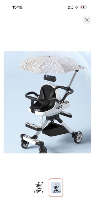 Коляска прогулочная на 2 ребенка