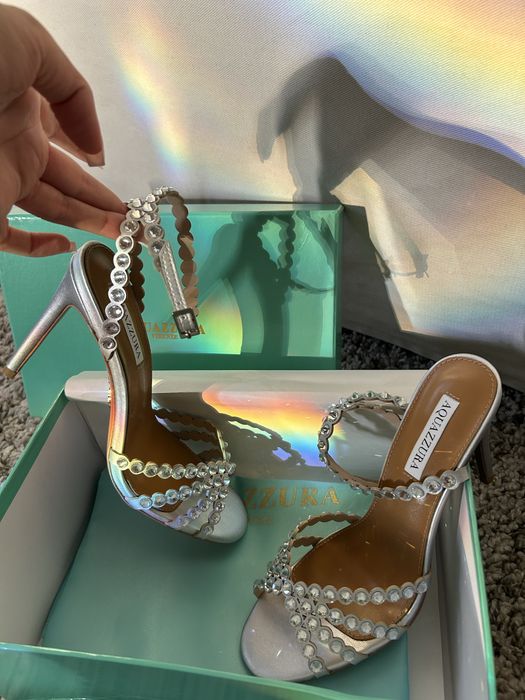 Sandale Aquazzura Tequilla piele naturala pe stoc