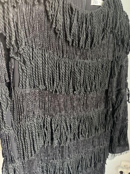 ZARA нова рокля с ресни