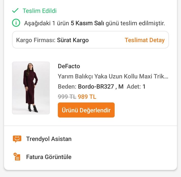 Женское вязаное платье Defacto - turkiya baza koylak Defacto