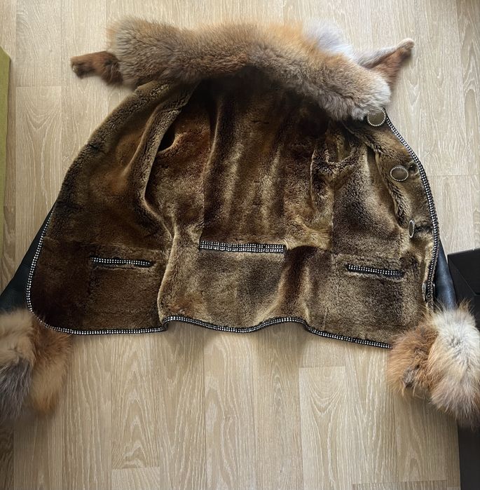 Двулицево Яке от естествена кожа