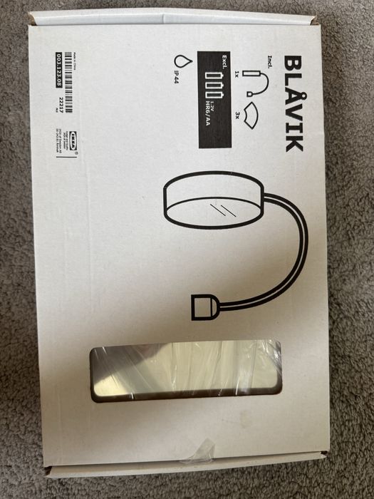 NOU Oglinda rotunda LED IKEA Blavik