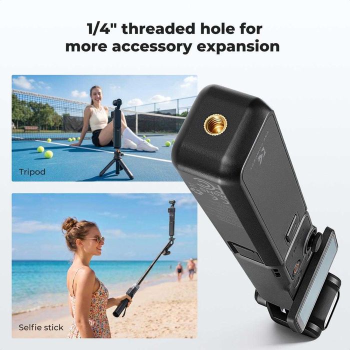 Батерийна дръжка с бързо зареждане 5000mAh K&F Concept за DJI Osmo Pocket 3 / 4 / 4P