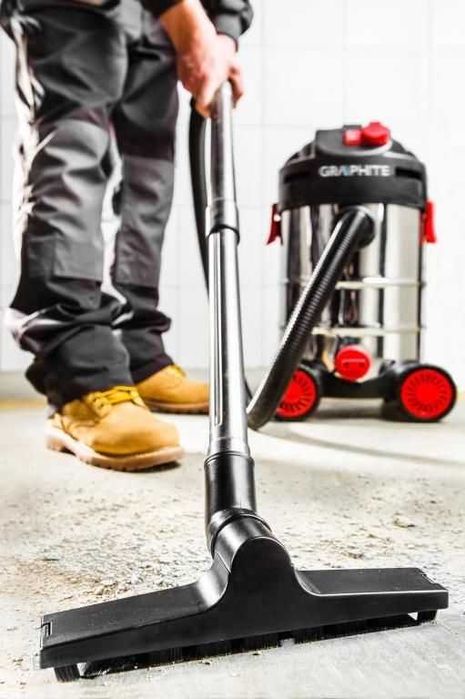 Прахосмукачка INOX мокро-сухо 1500W 30Л , graphite