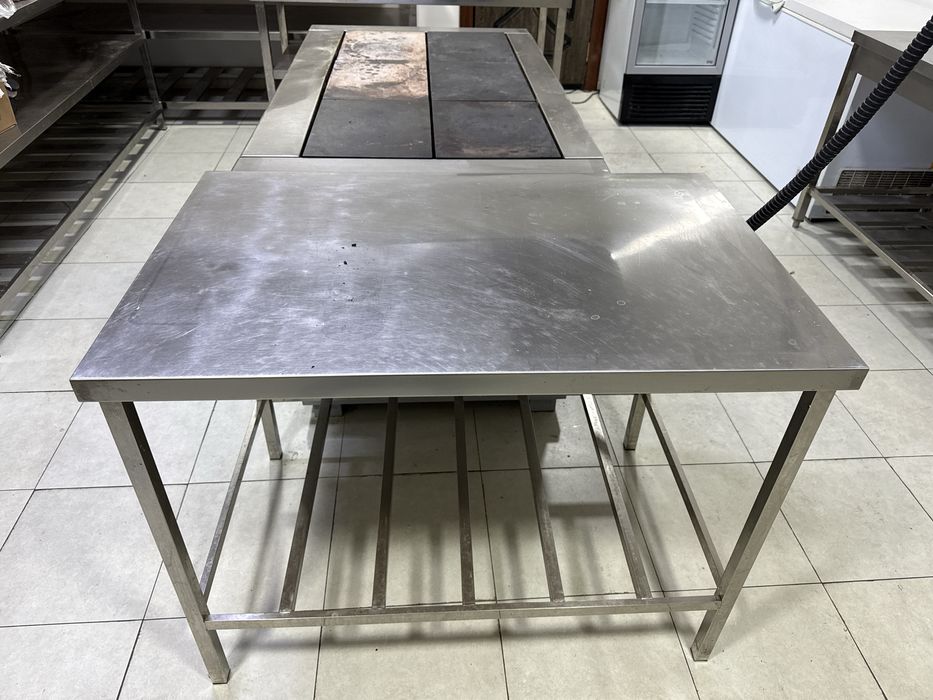 Нержавейка стол 2 ой ишлатилган стол ва мойка турецкий.