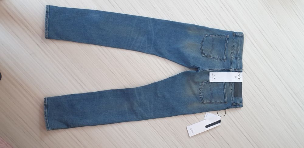 Armani Exchange A/X Slim Fit Mens Size 31/32 НОВО ОРИГИНАЛ Мъжки Дънки