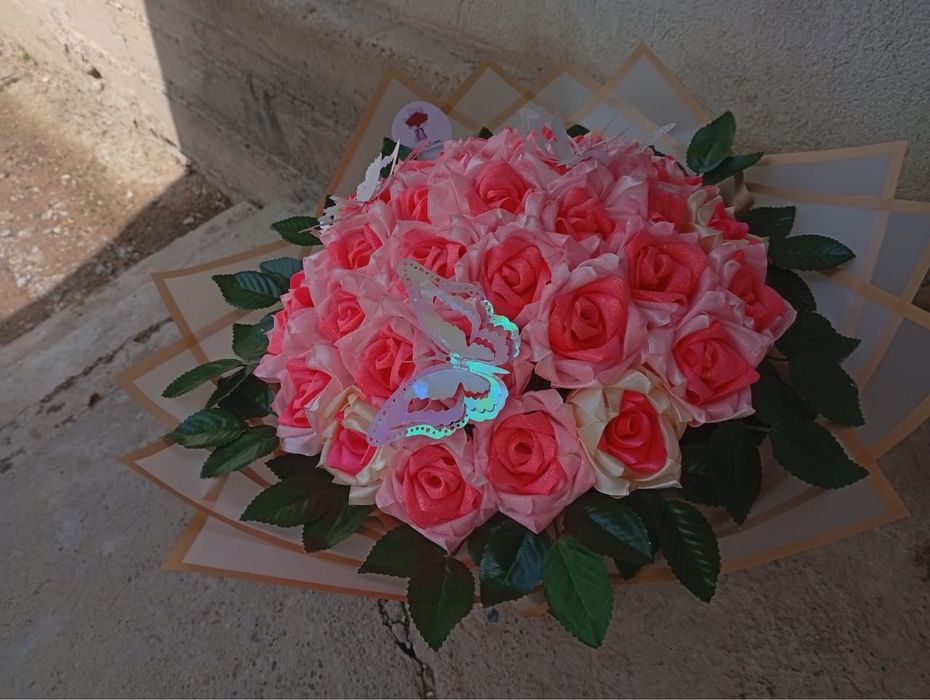 Атласные букеты Город алматв