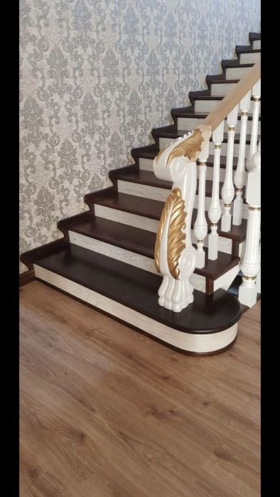 Buyurtma asosida MDF va shponli zinalar