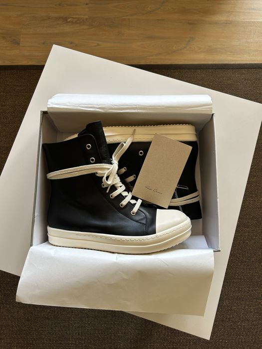 Rick Owens Ramones Mainline Black Leather