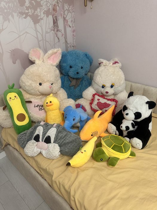 Мягкие игрушки в хорошем состоянии